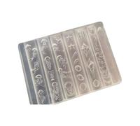 Sea Series Detail Nail Art Moule en silicone flexible Outil de manucure pour la conception de démoulage rapide Accessoire réutilisable Outil de démoulage facile en silicone