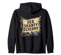 Sea Shanty crie : voile en lambeaux Sweat à Capuche