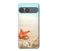 Sea Shells Starfish Beach Etui Coque Housse pour Sony Xperia 10 VII