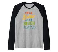 Sea Summer Ocean Coastal Life is Better At The Beach Manche Raglan