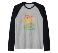 Sea Summer Ocean Coastal Life is Better At The Beach Manche Raglan