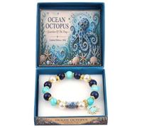 Sea Theme Beaded Bracelets 3 Pack Adjustable Coastal Charm Jewelry