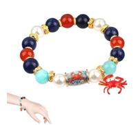 Sea Theme Beaded Bracelets 3 Pack Adjustable Coastal Charm Jewelry