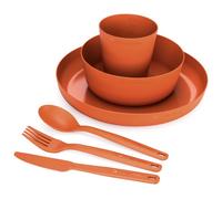 Sea to Summit - Camp Dinnerware Set with Mesh Sack - Set de vaisselle - 6 Pieces - burnt orange