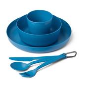 Sea to Summit - Camp Dinnerware Set with Mesh Sack - Set de vaisselle - 6 Pieces - cendre blue