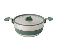 Sea to Summit - Detour Stainless Steel Collapsible Pot - Popote - 3 l - laurel wreath green