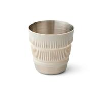 Sea to Summit Detour - Tasse de camping pliable en acier inoxydable, 16 onces, gris lunaire
