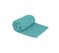 Sea to Summit - Drylite Serviette en Microfibre M - Finition Daim Super Douce - Extra absorbante et à séchage Rapide - Boucle de Suspension et étui - pour Camping, Gym et Voyage - 50 x 100 cm - Bleu