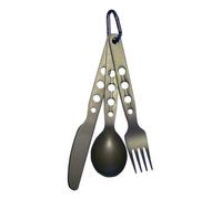 Sea to Summit Couverts AlphaSet aluminium 3 pièces 37 g Noir