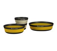 Sea to Summit – Set de vaisselle Frontier – pliable ultraléger 3 pièces – Jaune
