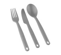 Sea to Summit Camp Cutlery 3 Piece Set de couverts Taille unique Gris