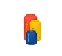 Sea to Summit Lot de 3 Sacs étanches légers, Surf The Web, soufre, Orange épicée, 3, 5, 8, 3L, 5L et 8L