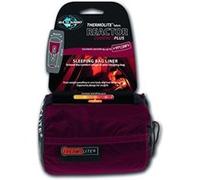 Sea to summit thermolite reactor + compact doublure de sac de couchage-noir rouge - 230 x 183 cm Noir