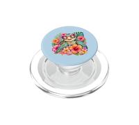 Sea Turtle Hawaiian Flowers Vacation Beach Summer PopSockets PopGrip pour MagSafe