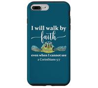 Sea Turtle I Will Walk by Faith Not Sight When I Cannot See Coque pour iPhone 7 Plus/8 Plus