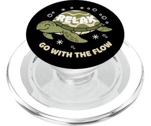 Sea Turtle Ocean Creatures Beach Schildkröte Ozean PopSockets PopGrip pour MagSafe