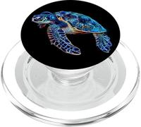 Sea Turtle Safari Animals Animal Lovers Art Headphones PopSockets PopGrip pour MagSafe