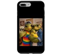 Sea Turtle Two Moms Life Selfie Fête des Mères Queer Mom Pride Coque pour iPhone 7 Plus/8 Plus