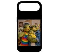 Sea Turtle Two Moms Life Selfie Fête des Mères Queer Mom Pride Coque pour iPhone Air