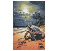 Sea Turtles Puzzle Enfants 1000pcs, Puzzles en Bois- Kit Bricolage Relax Jeux pour Adolescents Et Adultes Cadeaux 78×53cm