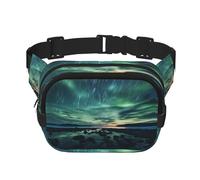 Sea Under the Aurora Borealis Sac banane tendance tendance unisexe pour le voyage et le sport