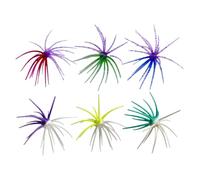 Sea Urchin Bass Bait 6 Pieces Soft Multiple Dynamic Stimul Tentacles Tackle