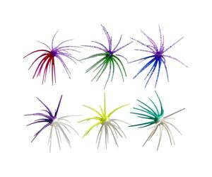 Sea Urchin Bass Bait 6 Pieces Soft Multiple Dynamic Stimul Tentacles Tackle