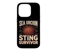 Sea Urchin Sting Survivor Plongeur avec Tuba Coque pour iPhone 14 Pro