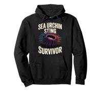 Sea Urchin Sting Survivor Plongeur Avec Tuba Sweat à Capuche