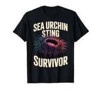 Sea Urchin Sting Survivor Plongeur Avec Tuba T-Shirt