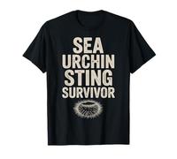 Sea Urchin Sting Survivor Plongeur Avec Tuba T-Shirt