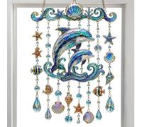 Sea Wind Chime - Crystal Hanging Decor for Garden Patio and Porch