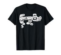 Sea Wolf Wasco Haida, côte Nord-Ouest du Pacifique, Tribu Indienne T-Shirt