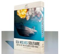 Sea Wolves : Solitaire Battle of The Atlantic 1939-1942, jeu de stratégie, jeu de société solo, jeu de guerre historique