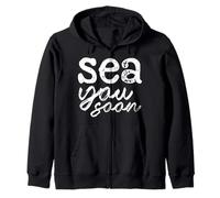 Sea You Soon for Sea Ocean Lovers Men Women Kids Funny Sweat à Capuche