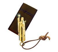 Sea4You Briquet tempête avec sangle en cuir et pochette en velours