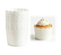 SEABABOO 100 Pieces Caissettes à Muffins avec Étoiles Dorées 7×6×5.5cm