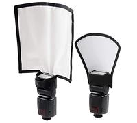 SEABABOO 2PCS Softbox Diffuseur Speedlite Flash Diffuseur Flash Universel Réflecteur Diffuseur De Flash Pliable Diffuseur de Flash Réflecteur Diffuseur de Flash Portable Universel pour Photographie