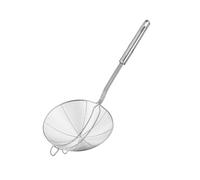 SEABABOO Cuillere Ecumoire Inox Diamètre 15.5cm Poignée Cuillère À Passoire Écumoire Araignée En Acier Inoxydable Cuillère Écumoire Spider Avec Poignée Écumoire De Cuisine pour Frire Spaghetti Pâtes