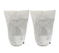 SEABABOO Housse Hivernage pour Plantes 2 Pièces Housse De Protection pour Plantes 30 X 40 CM Housse D'Hivernage avec Cordon Sac De Protection Contre Le Gel pour Plantes Réutilisable