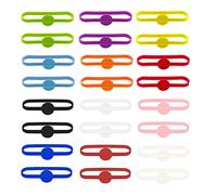 SEABABOO Marqueur De Verre Silicone BièRe Marqueurs Partie Marker Coupe Silicone éTiquettes Verre Boisson Marquer Les éTiquettes De Silicone De FêTe DéCoration Un Total De 24 Couleurs MéLangéEs