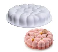 SEABABOO Moule À Gâteau Rond En Silicone 20cm - Antiadhésif Pour Brownie, Tarte, Carré - Gateau