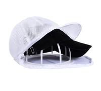 SEABABOO Rondelle De Chapeau Pour Casquette De Baseball Lavage Casquette Machine Porte-Bouchon Et Sac À Linge En Maille Cage Lave Casquette Pour Machine À Laver Vaisselle (27x22 cm)