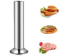 SEABABOO Tube à Saucisse en Acier Inoxydable, Ø 32MM Buse Entonnoir Saucisse en Acier Inoxydable, Hachoir à Saucisses Manuel Tubes pour Saucisson, Saucisses Italienne Polonaise etc, 1 Pièce