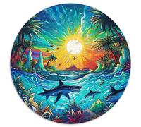 Seabed A School of Fish Puzzle 1000 Pièces Educa Jouet en Bois Jeu D'Intelligence Décoration Intérieure Jeu Éducatif Challenge Toy Adultes & Enfants des 14 Ans 1000pcs (67.5x67.5cm)