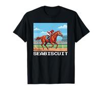 Seabiscuit Cheval, Course de Chevaux, Del Mar, Santa Anita, Chevaux T-Shirt
