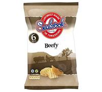 Seabrook coupe ondulée Crisps - costauds (6x25g) - Paquet de 2