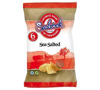 Seabrook Crinkle Cut Sea Salt Crisps 6 x 25g