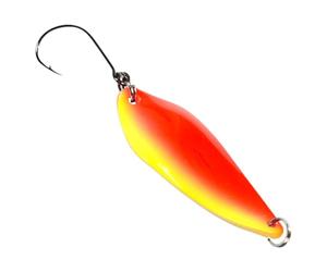 SEABUZZ Mini leurre Spoon Fury 4 g 33 mm pour truite et perche, avec hameçon, clignotant, truite et carnassière, accessoires de pêche (01)