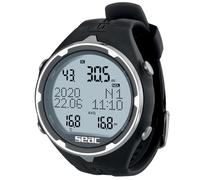 SEAC Action, Ordinateur de plongée pour plongée et apnée, Logbook, Planificateur de plongée, Alarmes de sécurité, Noir